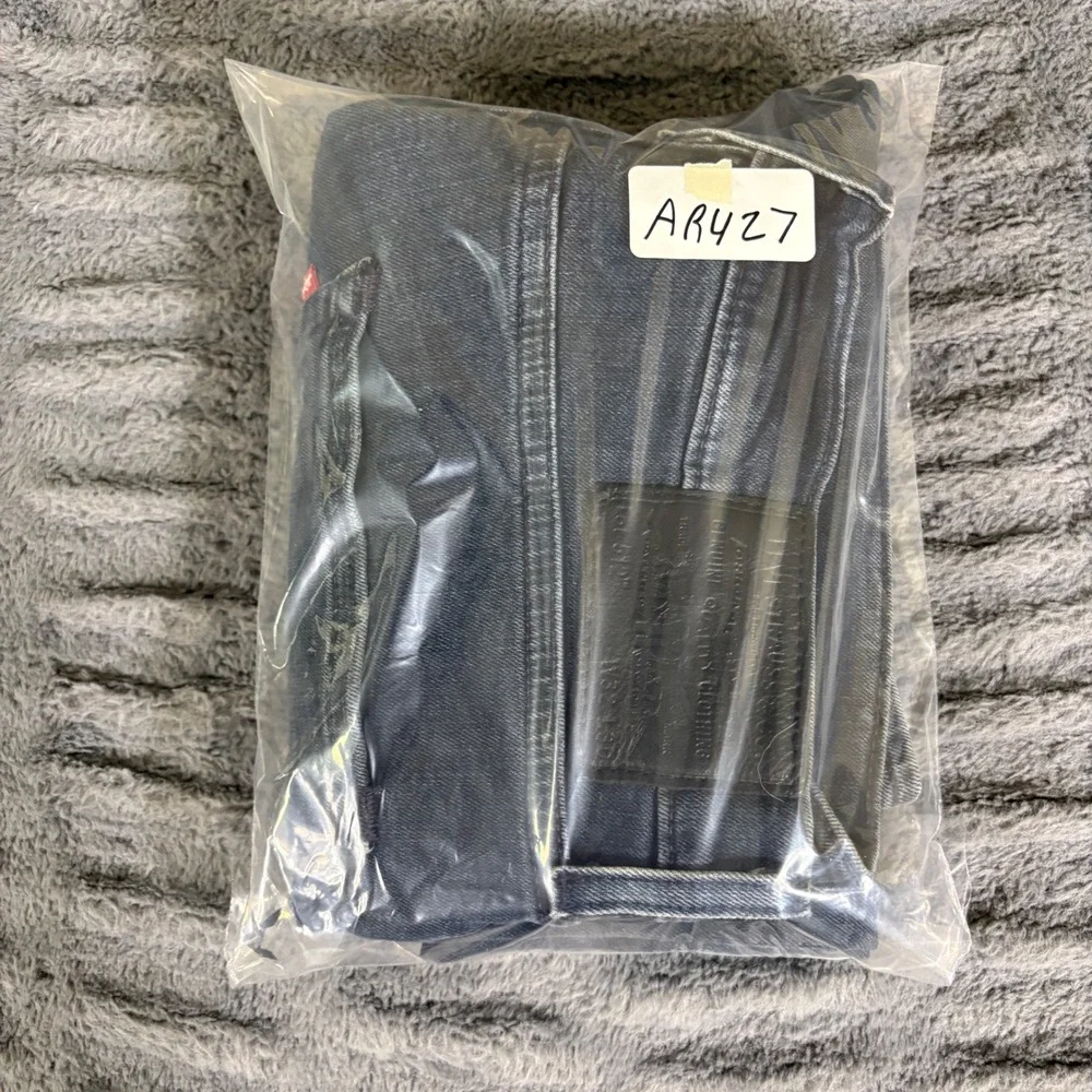 Levis Premium 512 Slim Taper Jeans Mens 32x28 Dark Wash Blue Denim AR427